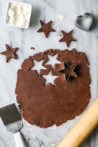 Chocolate shortbread cookies 3 of 9