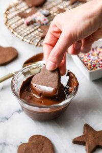 Chocolate shortbread cookies 4 of 9