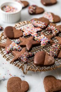 recette de biscuits sablés au chocolat