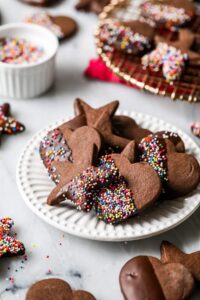 Chocolate shortbread cookies 7 of 9