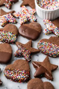 Chocolate shortbread cookies 8 of 9