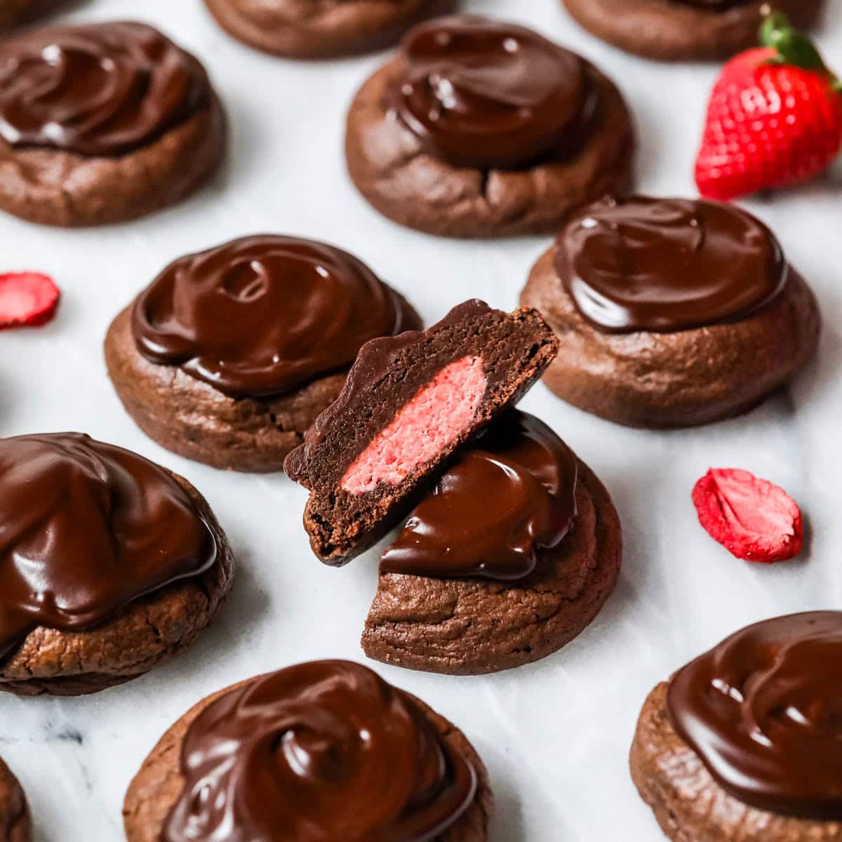 Chocolate Covered Strawberry Cookies 1 of 1