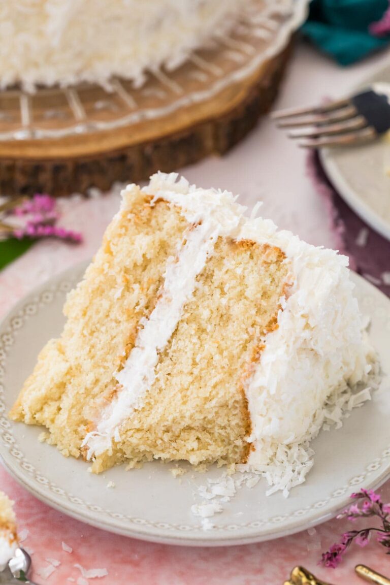 Gâteau à la noix de coco : moelleux et savoureux
