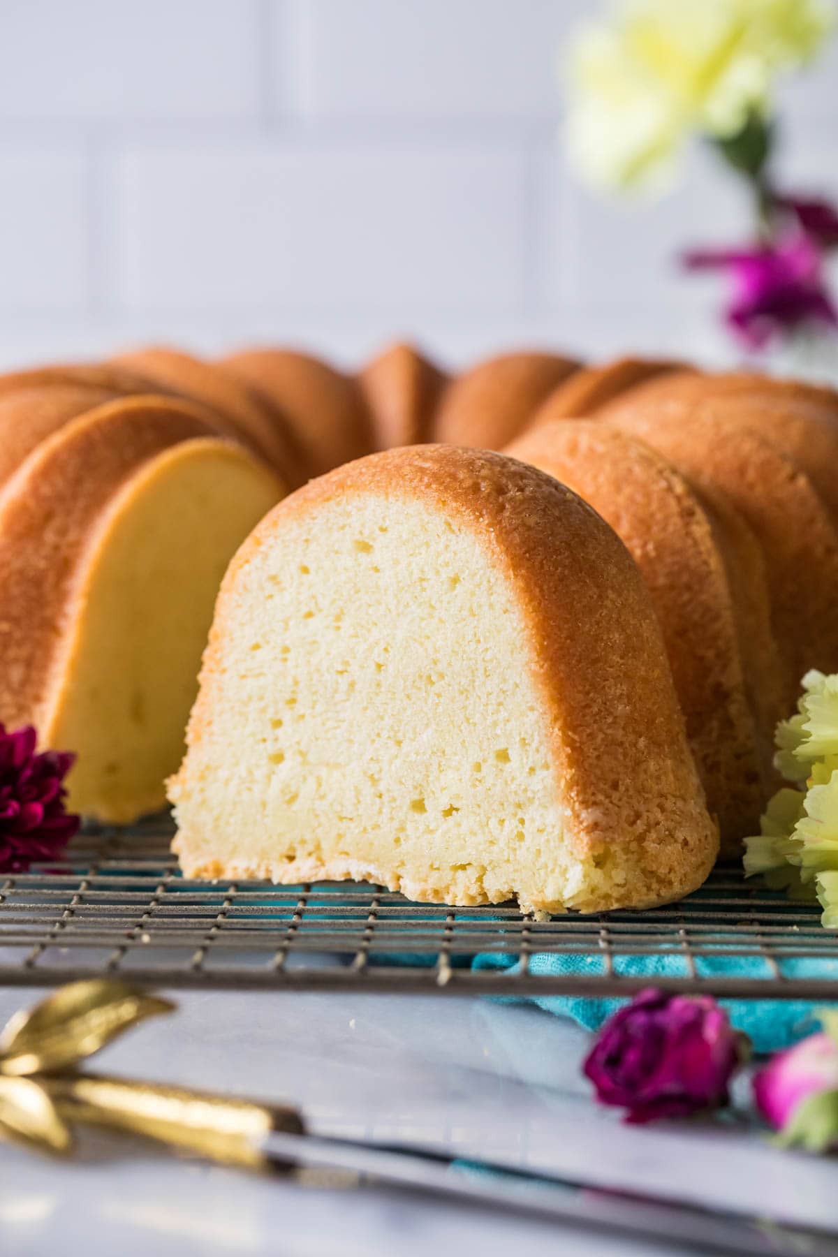 Cream cheese pound cake 3 of 6