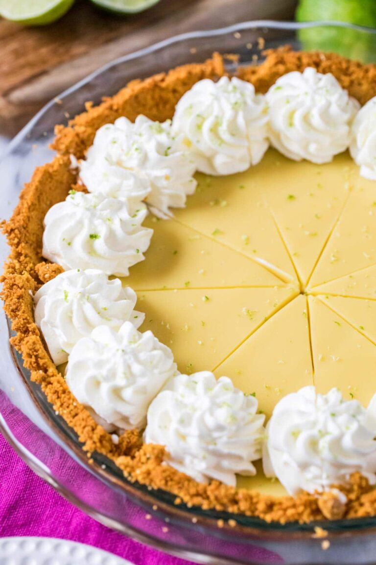 Tarte au citron vert, un dessert frais et léger