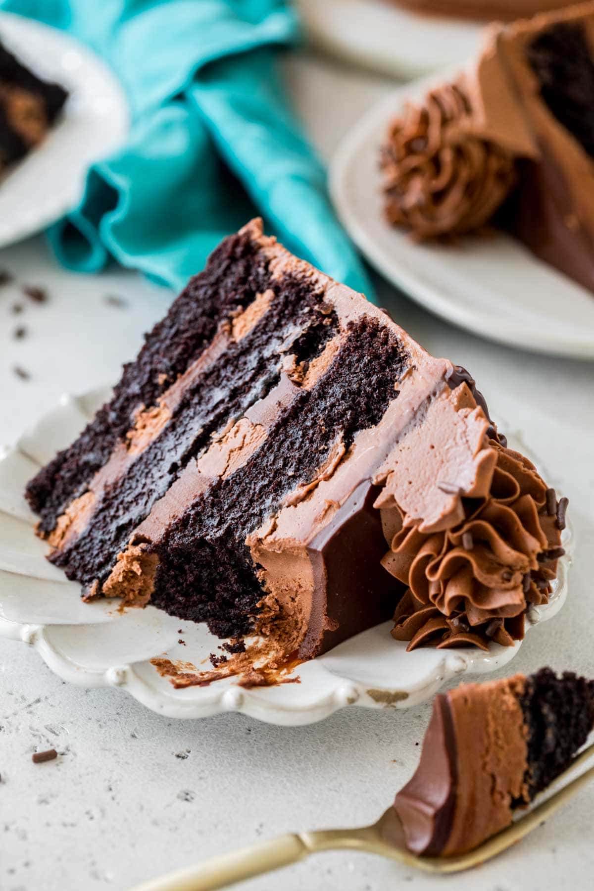 Triple Chocolate Cake 6 of 7