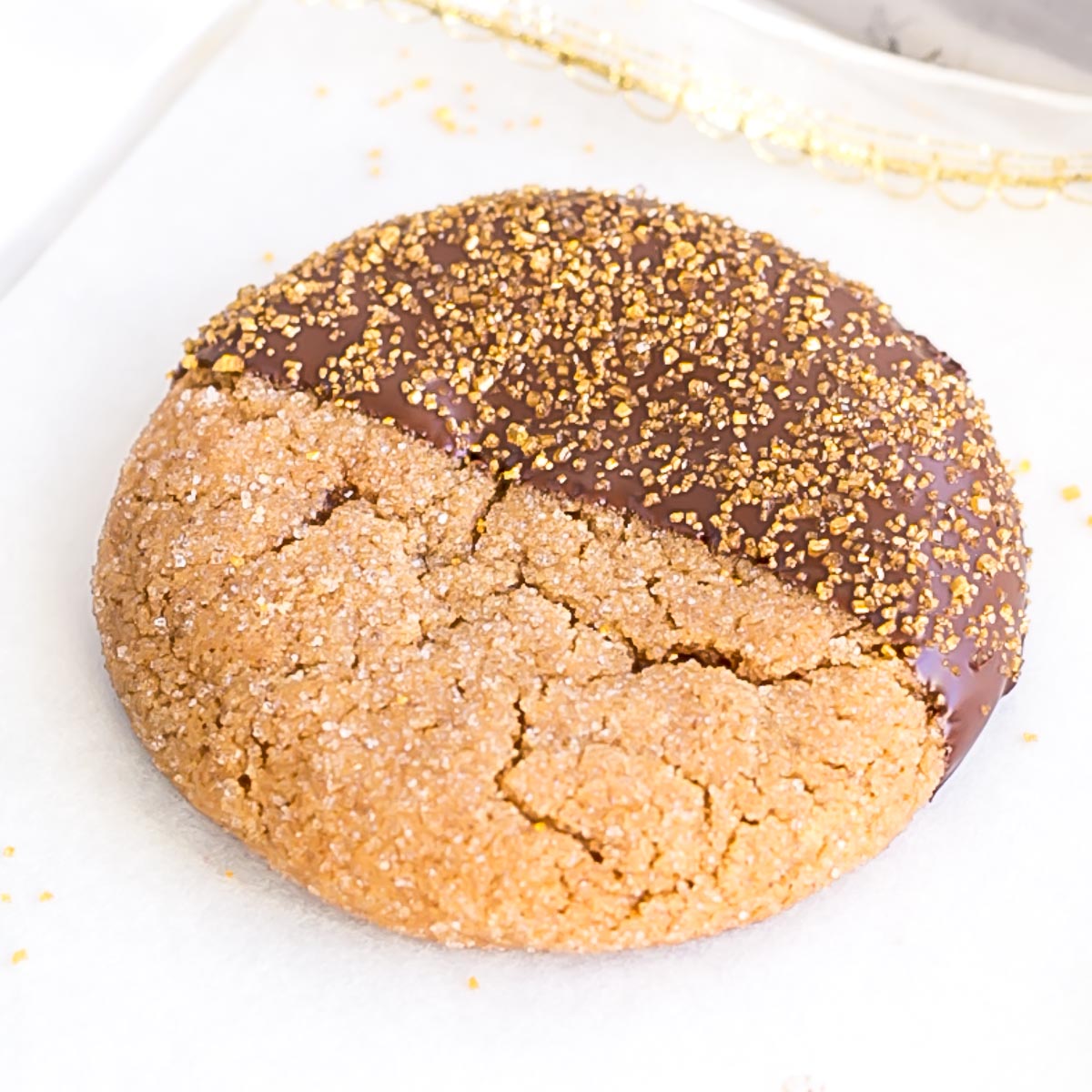 Biscuits en Pain d'Épices Trempés dans le Chocolat