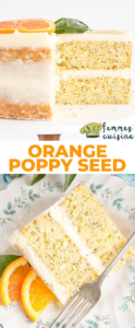 Gâteau à l’orange et aux graines