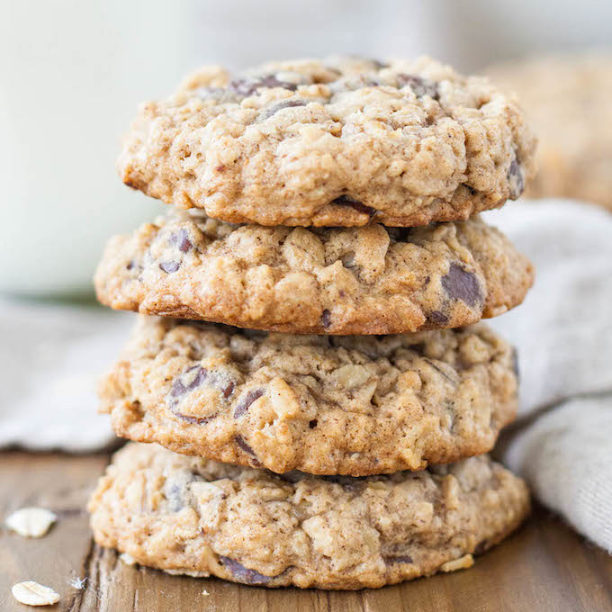 Recette facile de Cookies avoine et pépites chocolat